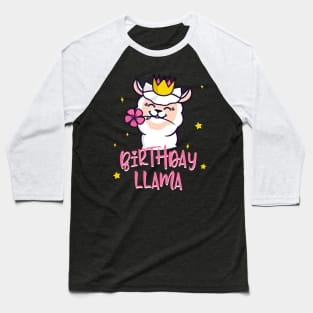 Birthday Llama cute Alpaca Women Gifts Baseball T-Shirt